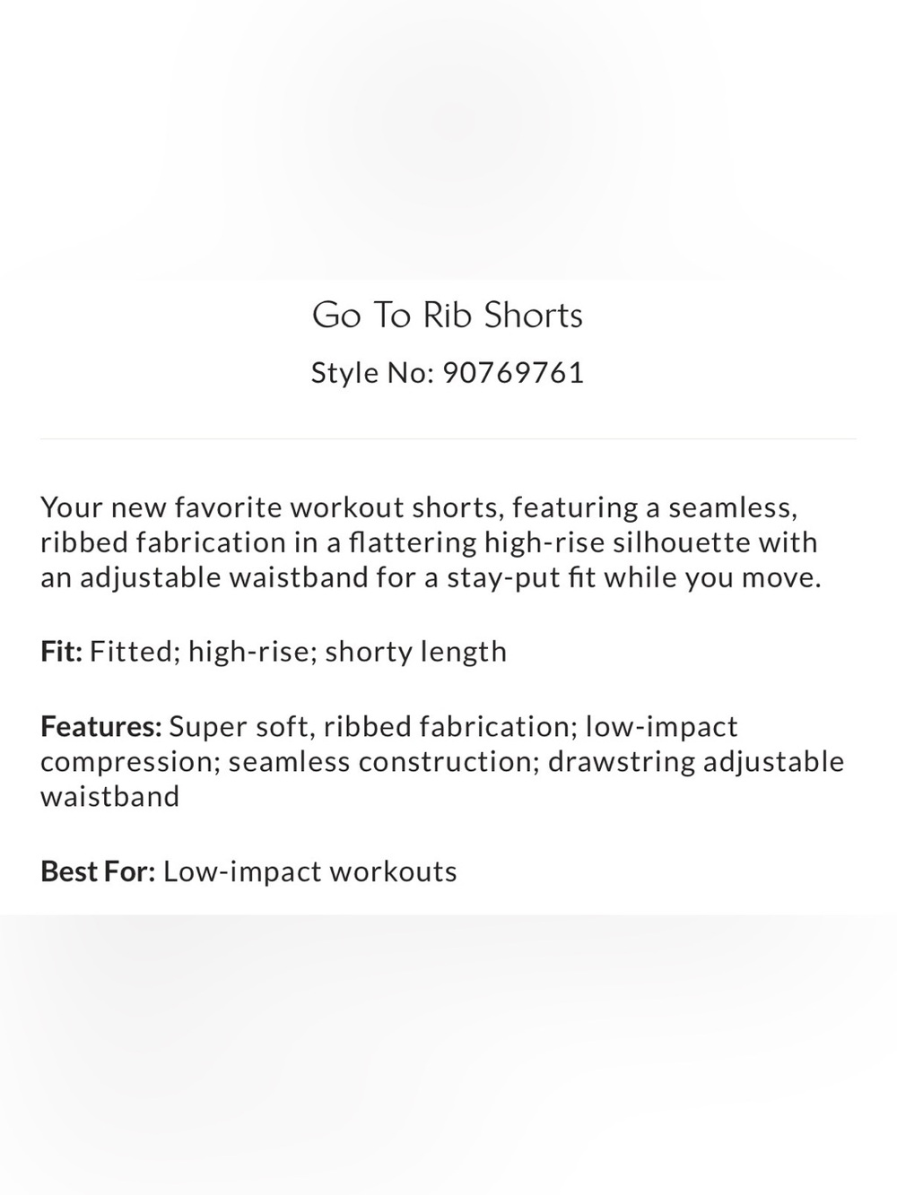 Free People Go To Rib Shorts - Picture 8 of 8